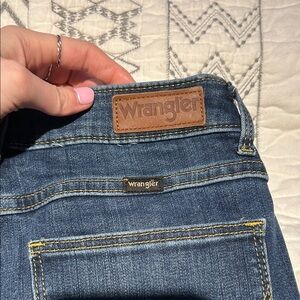 Wrangler Women's Dark Blue Denim Jeans